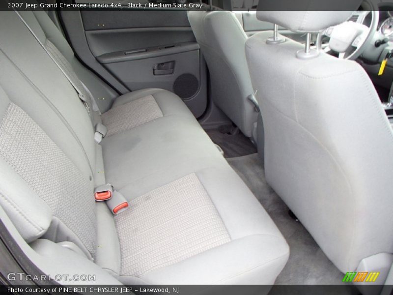 Black / Medium Slate Gray 2007 Jeep Grand Cherokee Laredo 4x4