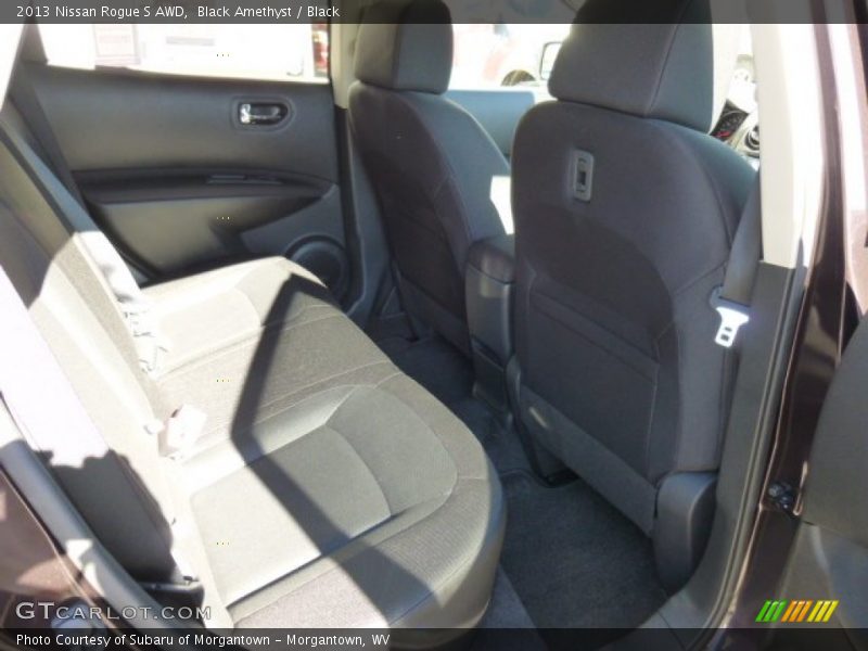 Black Amethyst / Black 2013 Nissan Rogue S AWD