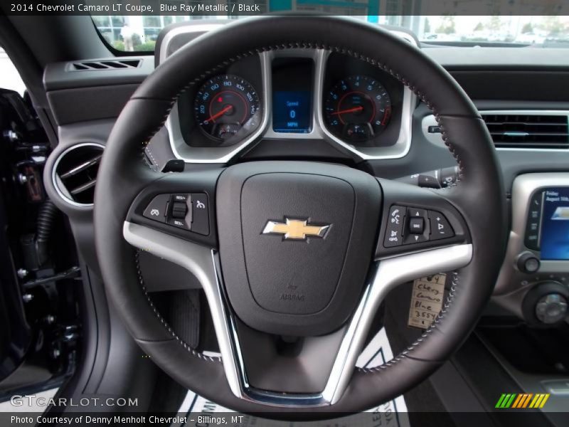 Blue Ray Metallic / Black 2014 Chevrolet Camaro LT Coupe