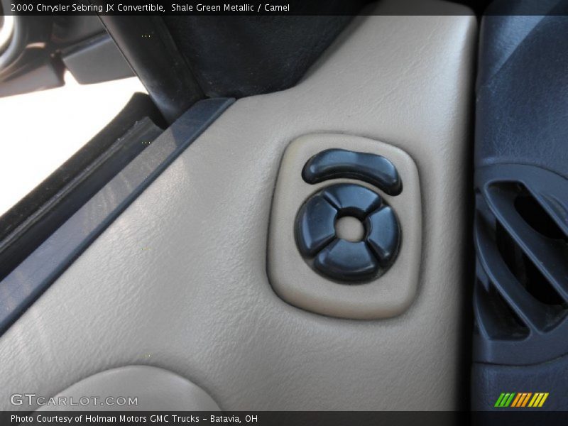Shale Green Metallic / Camel 2000 Chrysler Sebring JX Convertible