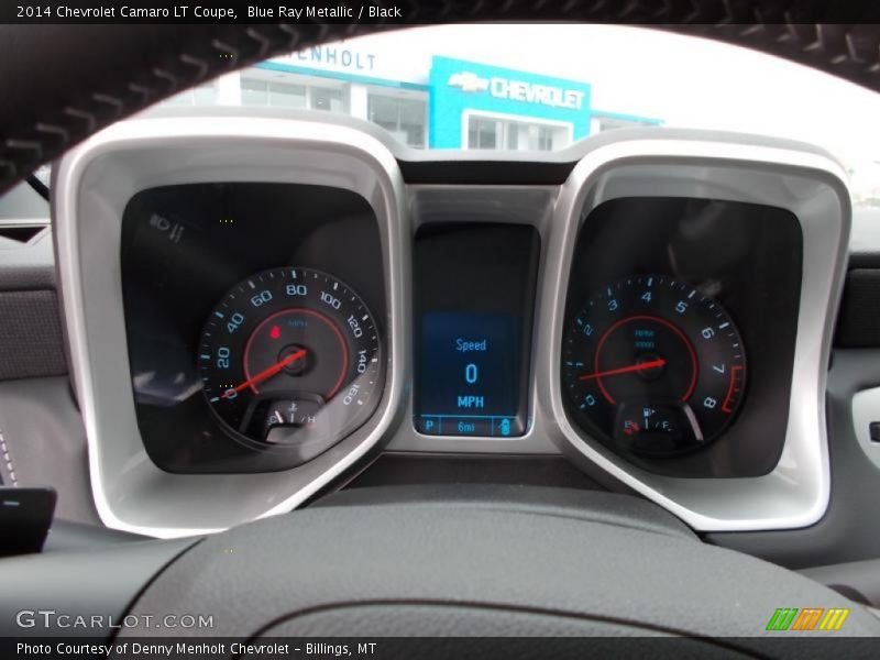 Blue Ray Metallic / Black 2014 Chevrolet Camaro LT Coupe