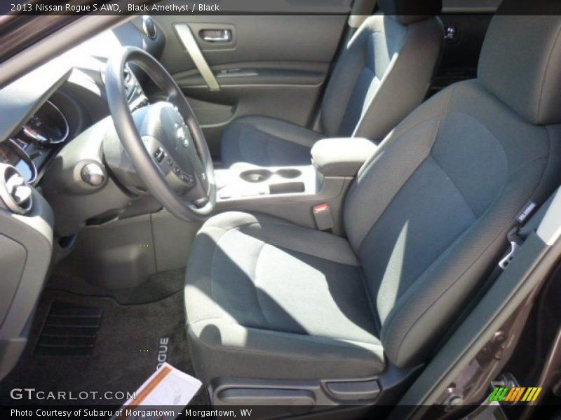 Black Amethyst / Black 2013 Nissan Rogue S AWD