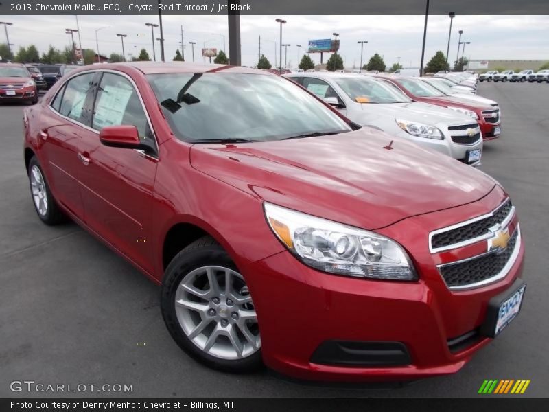 Crystal Red Tintcoat / Jet Black 2013 Chevrolet Malibu ECO