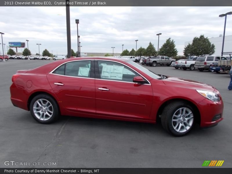 Crystal Red Tintcoat / Jet Black 2013 Chevrolet Malibu ECO