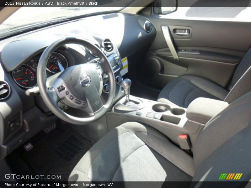 Black Amethyst / Black 2013 Nissan Rogue S AWD