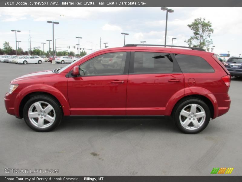  2010 Journey SXT AWD Inferno Red Crystal Pearl Coat