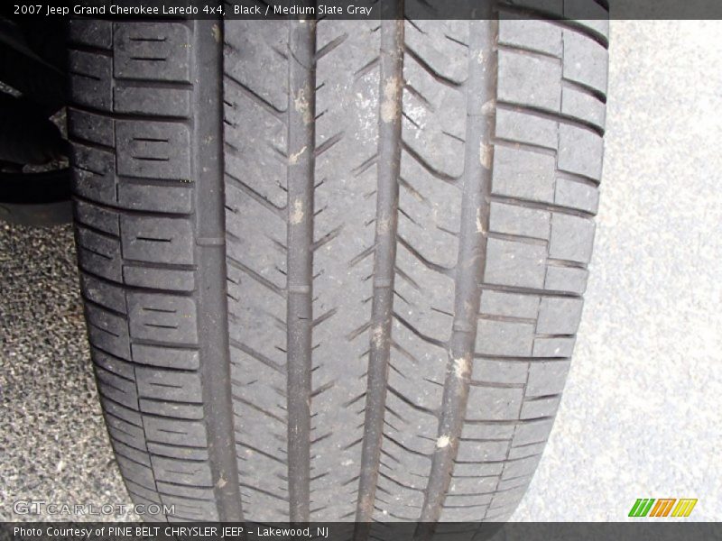 Black / Medium Slate Gray 2007 Jeep Grand Cherokee Laredo 4x4