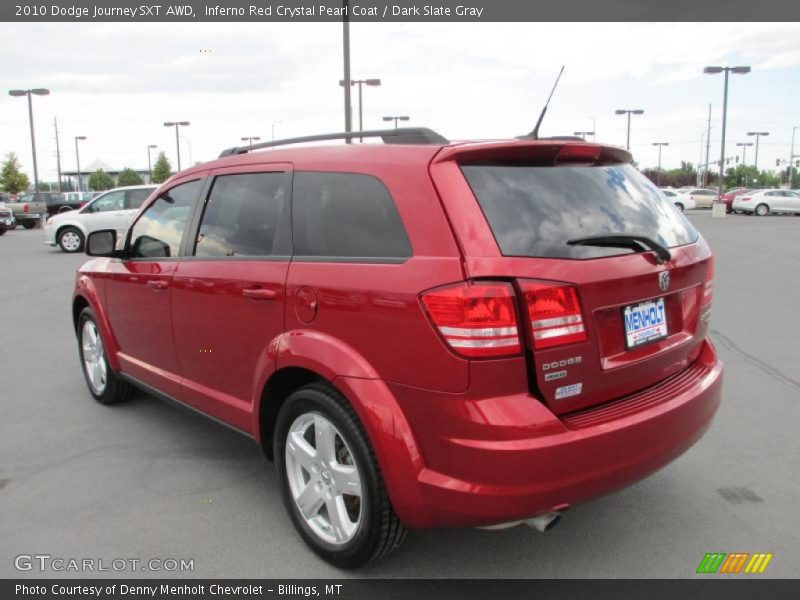 Inferno Red Crystal Pearl Coat / Dark Slate Gray 2010 Dodge Journey SXT AWD