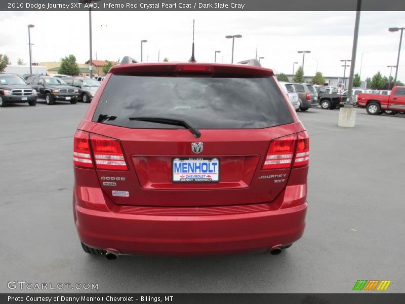 Inferno Red Crystal Pearl Coat / Dark Slate Gray 2010 Dodge Journey SXT AWD