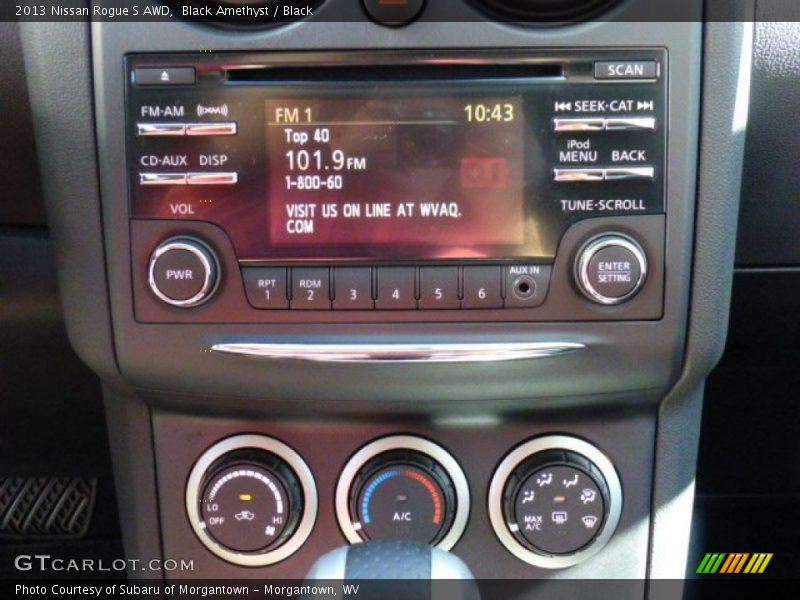 Black Amethyst / Black 2013 Nissan Rogue S AWD