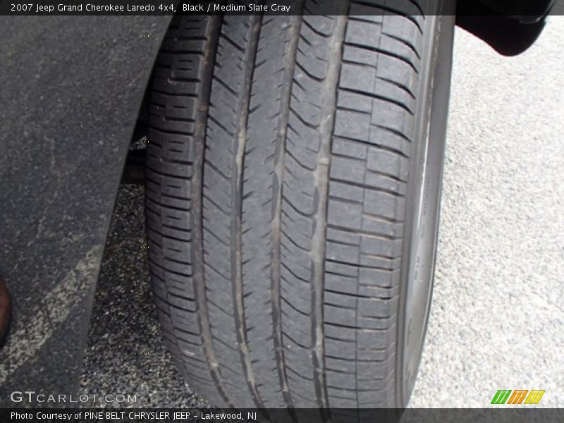 Black / Medium Slate Gray 2007 Jeep Grand Cherokee Laredo 4x4