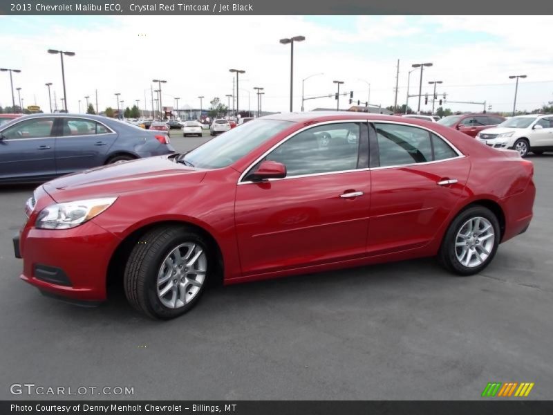 Crystal Red Tintcoat / Jet Black 2013 Chevrolet Malibu ECO