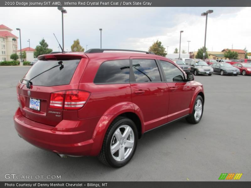 Inferno Red Crystal Pearl Coat / Dark Slate Gray 2010 Dodge Journey SXT AWD