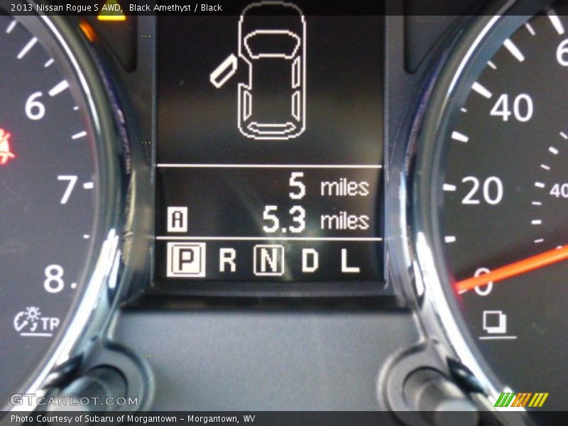 Black Amethyst / Black 2013 Nissan Rogue S AWD