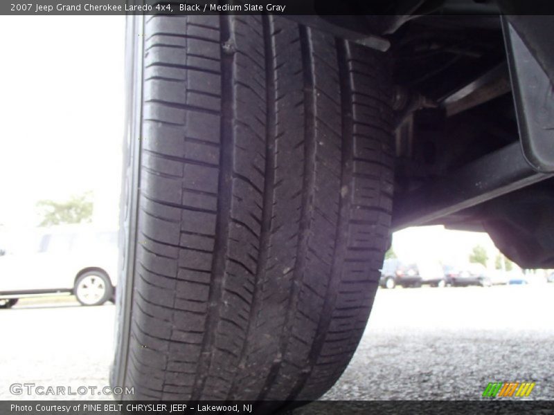 Black / Medium Slate Gray 2007 Jeep Grand Cherokee Laredo 4x4