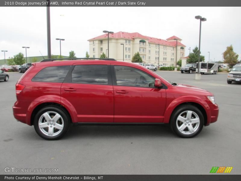 Inferno Red Crystal Pearl Coat / Dark Slate Gray 2010 Dodge Journey SXT AWD