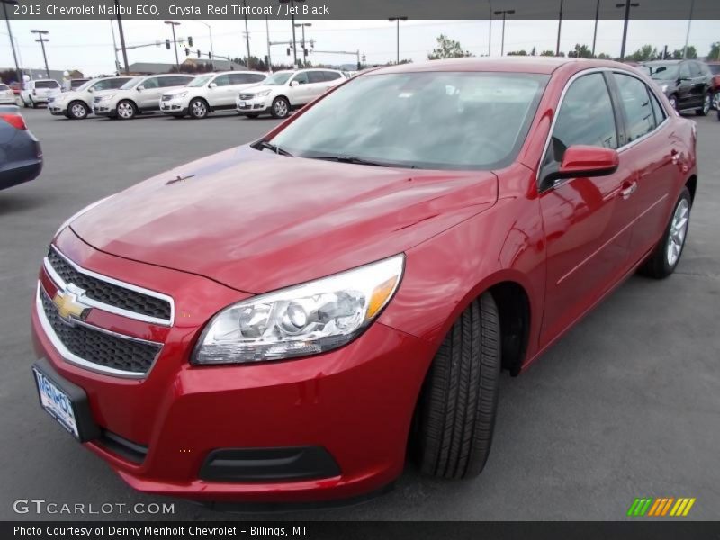 Crystal Red Tintcoat / Jet Black 2013 Chevrolet Malibu ECO