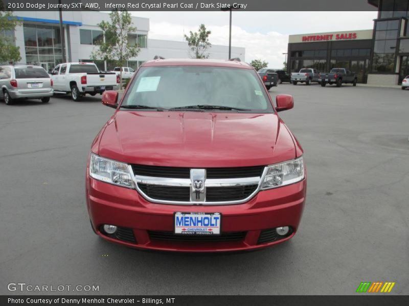Inferno Red Crystal Pearl Coat / Dark Slate Gray 2010 Dodge Journey SXT AWD