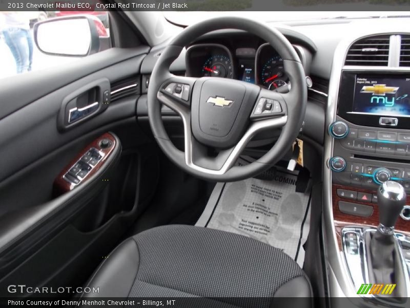 Crystal Red Tintcoat / Jet Black 2013 Chevrolet Malibu ECO