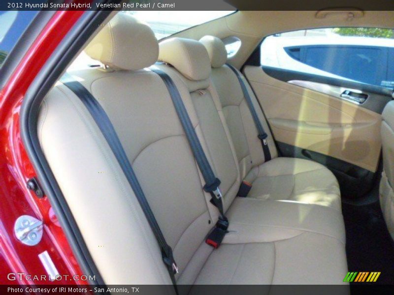 Venetian Red Pearl / Camel 2012 Hyundai Sonata Hybrid