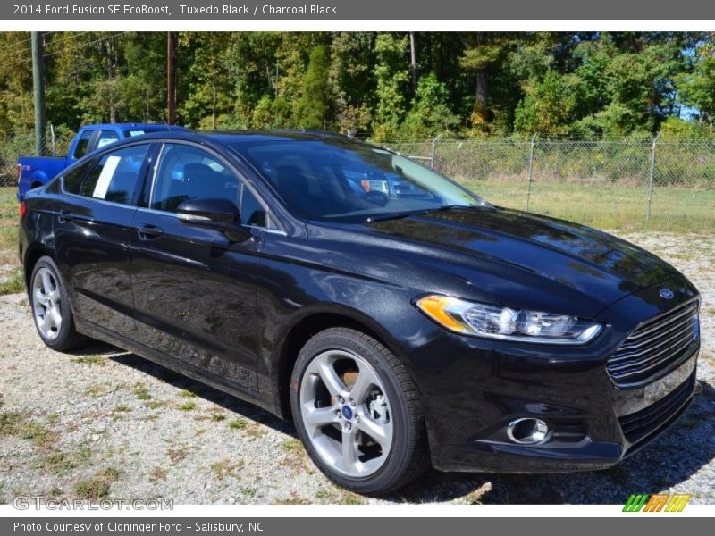 Tuxedo Black / Charcoal Black 2014 Ford Fusion SE EcoBoost