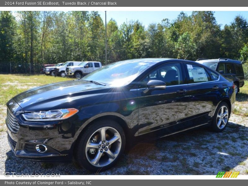 Tuxedo Black / Charcoal Black 2014 Ford Fusion SE EcoBoost