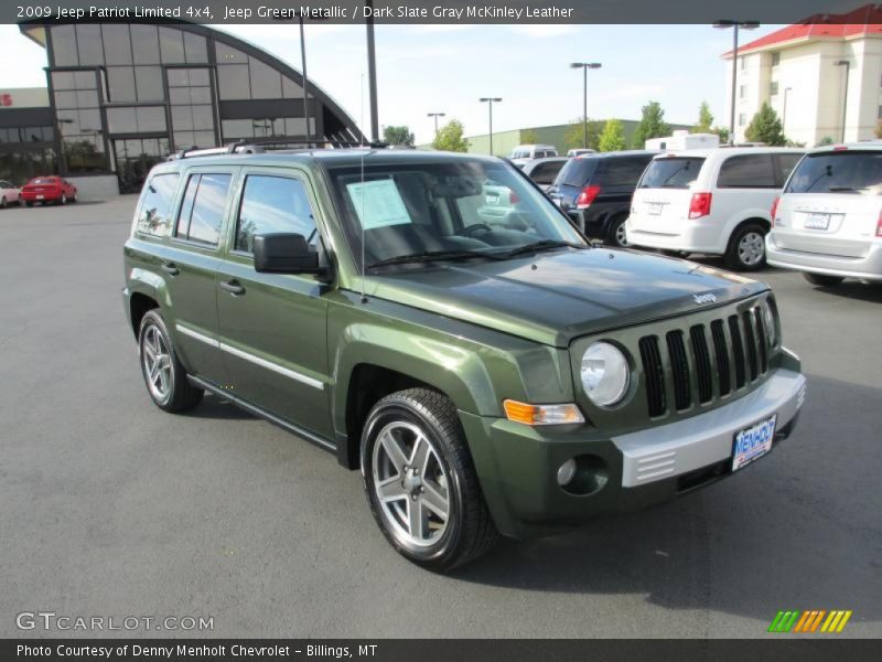 Jeep Green Metallic / Dark Slate Gray McKinley Leather 2009 Jeep Patriot Limited 4x4