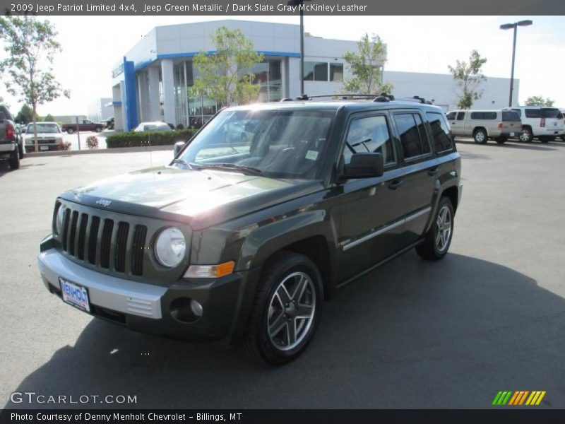 Jeep Green Metallic / Dark Slate Gray McKinley Leather 2009 Jeep Patriot Limited 4x4