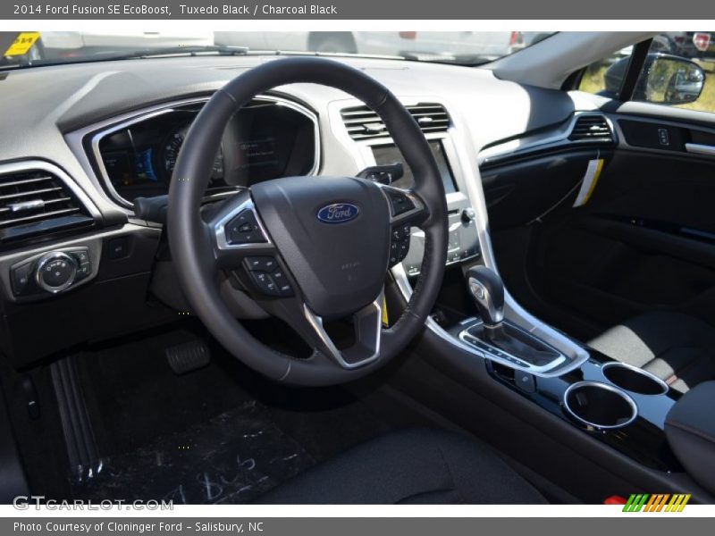 Tuxedo Black / Charcoal Black 2014 Ford Fusion SE EcoBoost