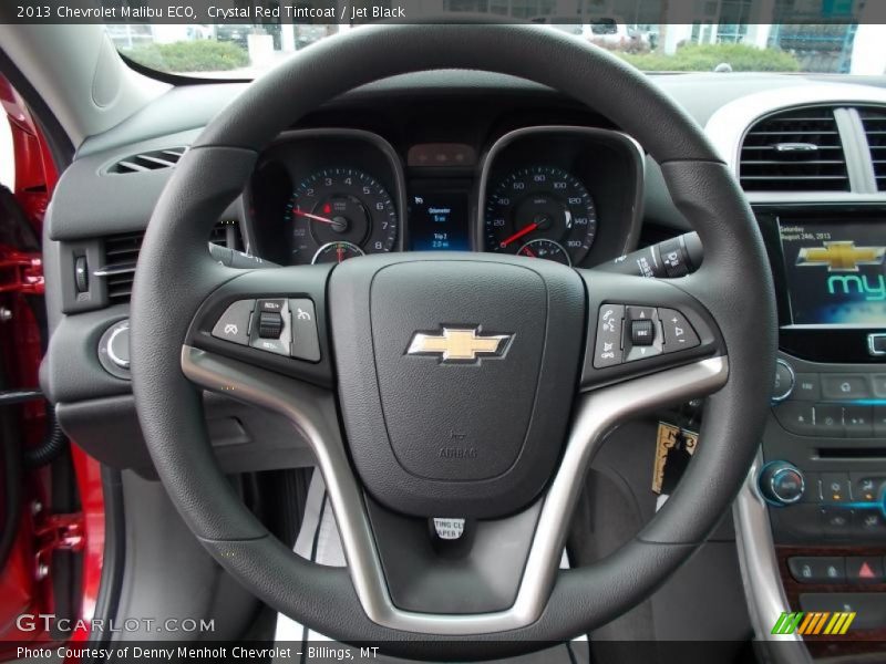 Crystal Red Tintcoat / Jet Black 2013 Chevrolet Malibu ECO