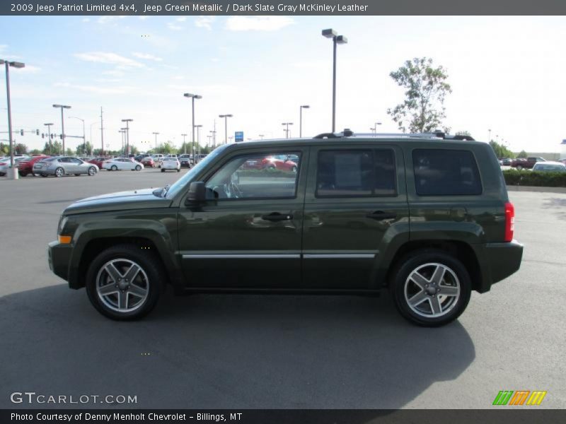 Jeep Green Metallic / Dark Slate Gray McKinley Leather 2009 Jeep Patriot Limited 4x4