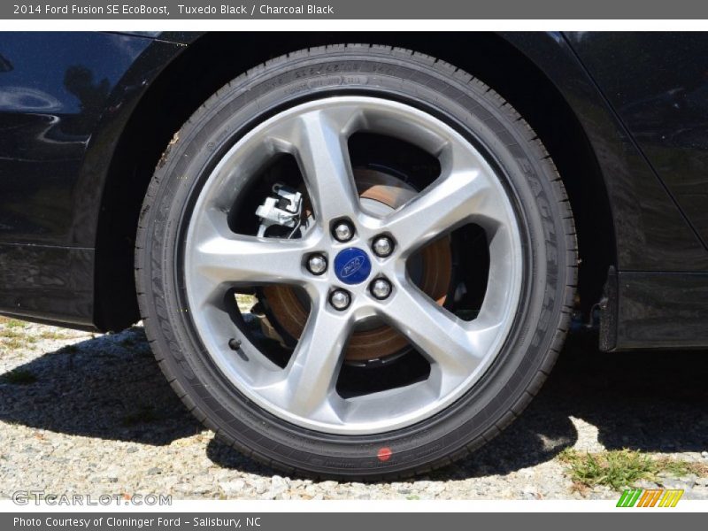 Tuxedo Black / Charcoal Black 2014 Ford Fusion SE EcoBoost