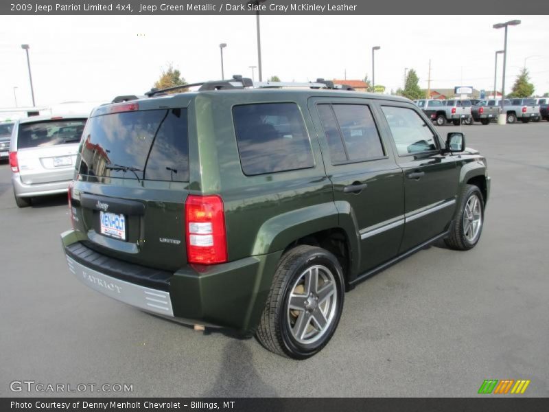 Jeep Green Metallic / Dark Slate Gray McKinley Leather 2009 Jeep Patriot Limited 4x4