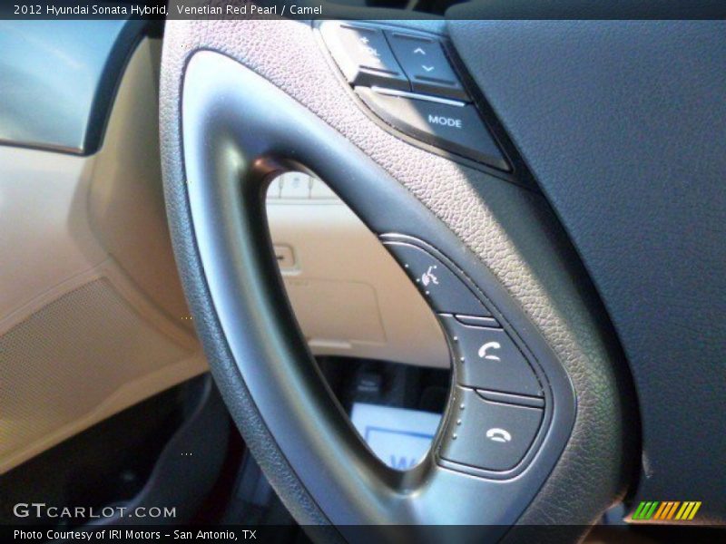 Venetian Red Pearl / Camel 2012 Hyundai Sonata Hybrid