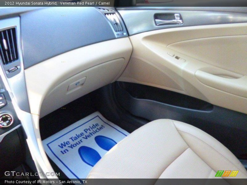 Venetian Red Pearl / Camel 2012 Hyundai Sonata Hybrid