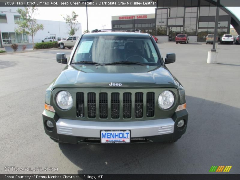 Jeep Green Metallic / Dark Slate Gray McKinley Leather 2009 Jeep Patriot Limited 4x4