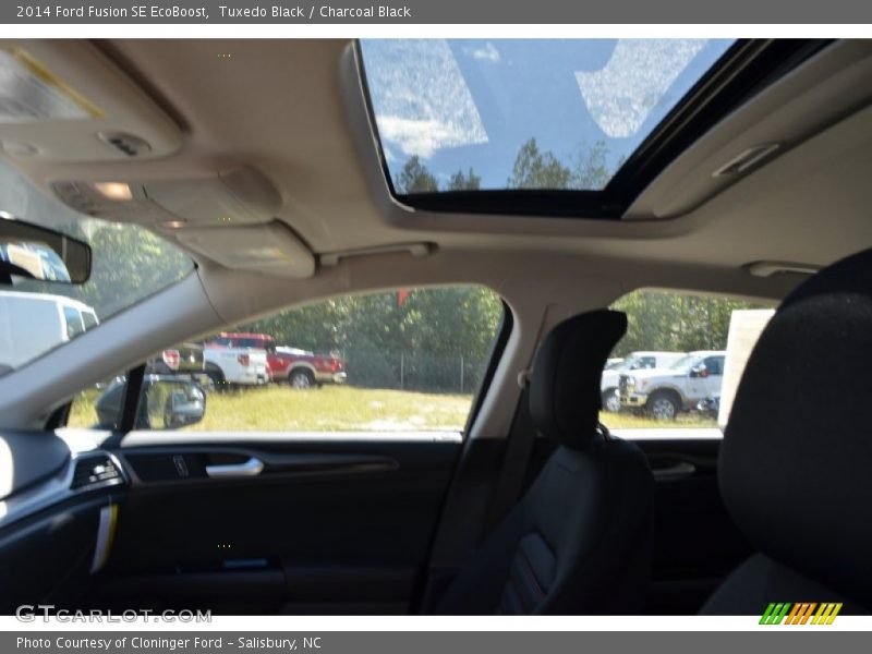 Tuxedo Black / Charcoal Black 2014 Ford Fusion SE EcoBoost