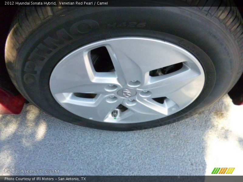 Venetian Red Pearl / Camel 2012 Hyundai Sonata Hybrid