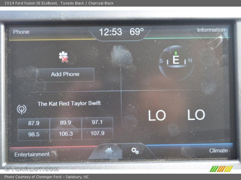 Tuxedo Black / Charcoal Black 2014 Ford Fusion SE EcoBoost