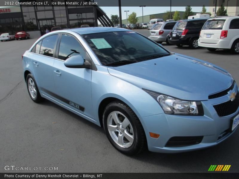 Ice Blue Metallic / Jet Black 2012 Chevrolet Cruze LT