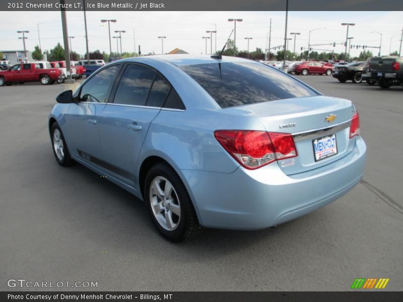 Ice Blue Metallic / Jet Black 2012 Chevrolet Cruze LT