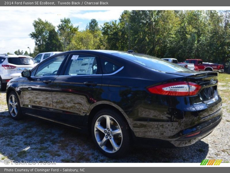 Tuxedo Black / Charcoal Black 2014 Ford Fusion SE EcoBoost