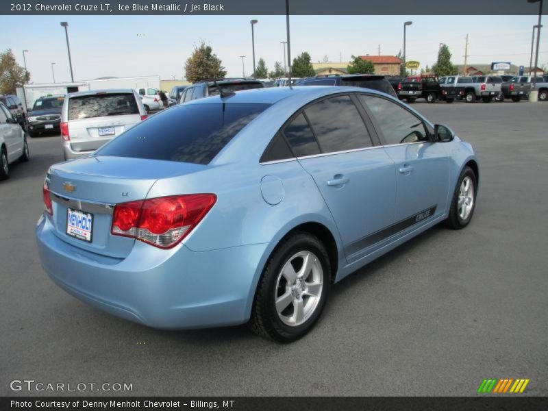 Ice Blue Metallic / Jet Black 2012 Chevrolet Cruze LT