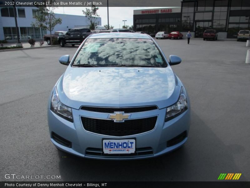Ice Blue Metallic / Jet Black 2012 Chevrolet Cruze LT