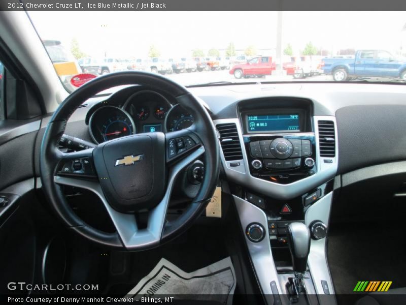 Ice Blue Metallic / Jet Black 2012 Chevrolet Cruze LT