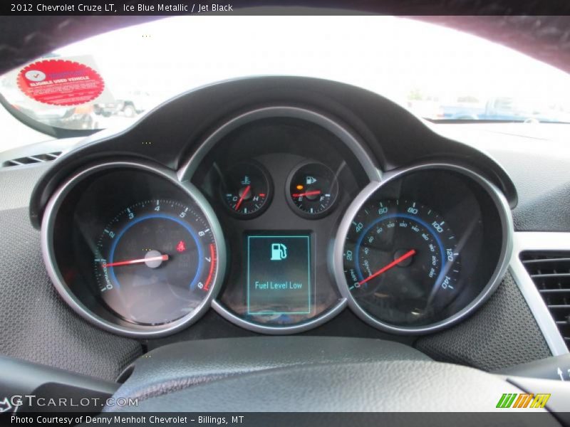 Ice Blue Metallic / Jet Black 2012 Chevrolet Cruze LT