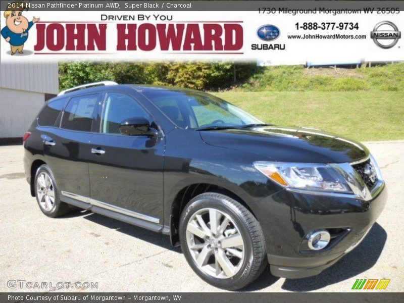 Super Black / Charcoal 2014 Nissan Pathfinder Platinum AWD