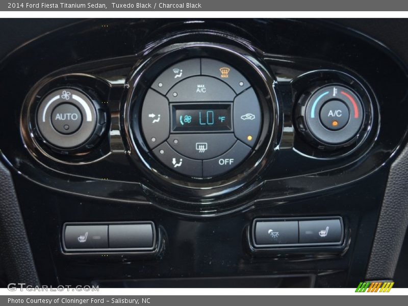 Tuxedo Black / Charcoal Black 2014 Ford Fiesta Titanium Sedan