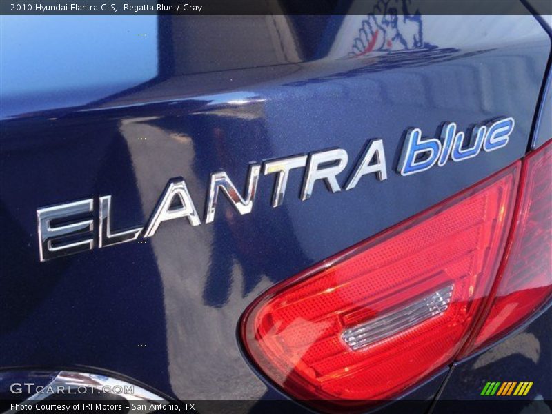 Regatta Blue / Gray 2010 Hyundai Elantra GLS