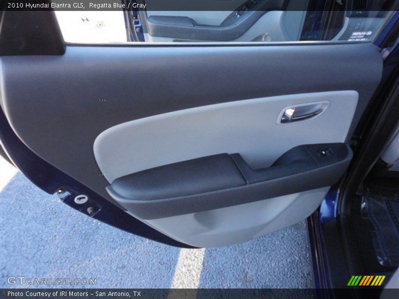 Regatta Blue / Gray 2010 Hyundai Elantra GLS